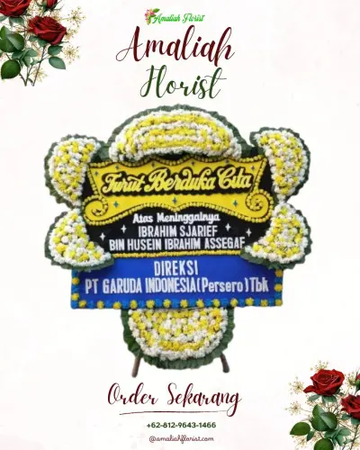 Papan Bunga Duka di Purbayasa