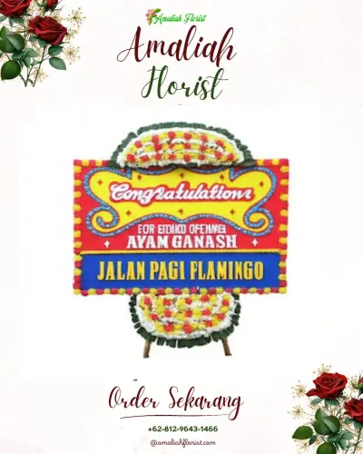 Bunga Papan Congratulation di Purbayasa
